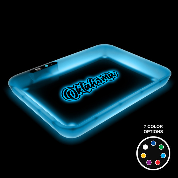 Dope Trays x Oklahoma – White background Black Logo