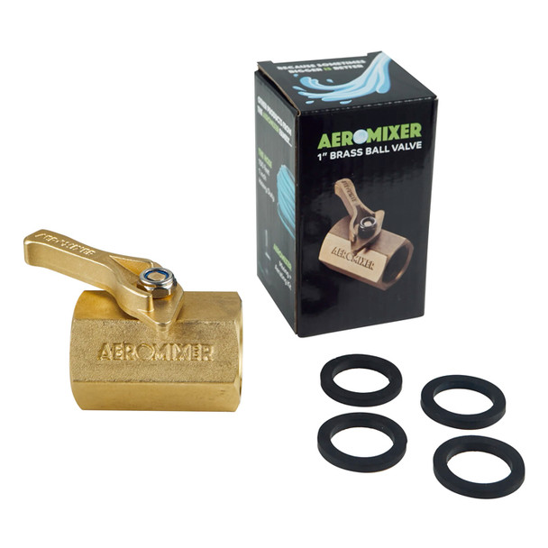 AEROMIXER Brass Ball Valve 1in