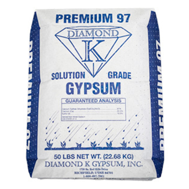 Diamond K Premium 97 Solution Grade Gypsum 50lbs