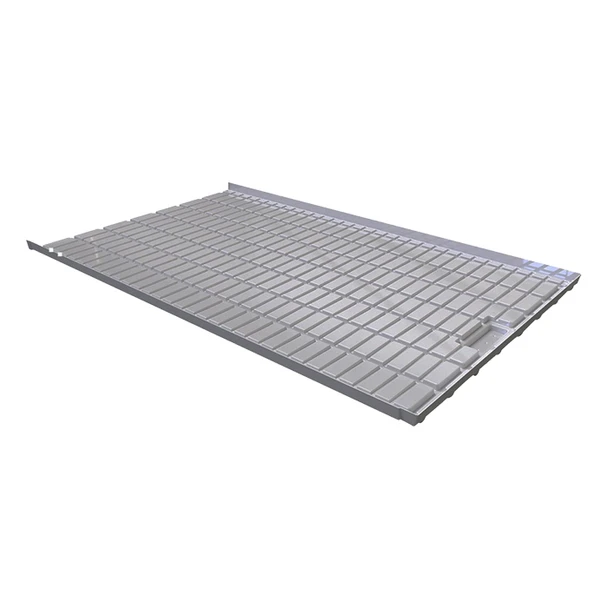 Wachsen Rolling Bench Tray End Section w/ Drain 4ft x 38in