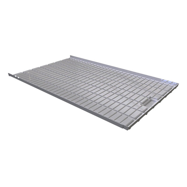 Wachsen Rolling Bench Tray End Section w/ Drain 5ft x