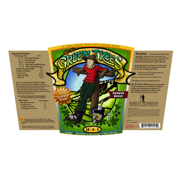 Mr. B's Green Trees Growth Boost 8lbs (1gal)