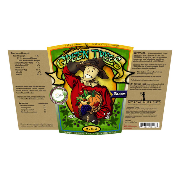 Mr. B's Green Trees Organic Bloom 40lbs (5gal)
