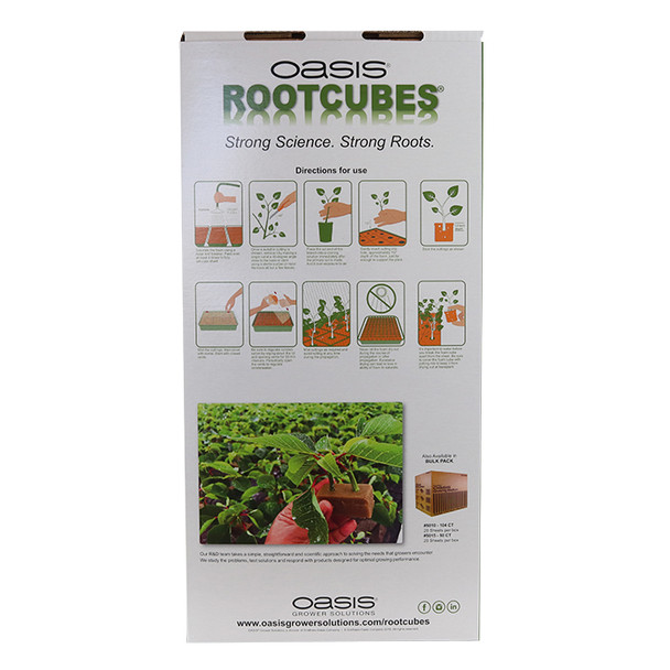 Oasis Rootcubes 104 Cell Sheet 1.25in Cubes (12pcs/Case)