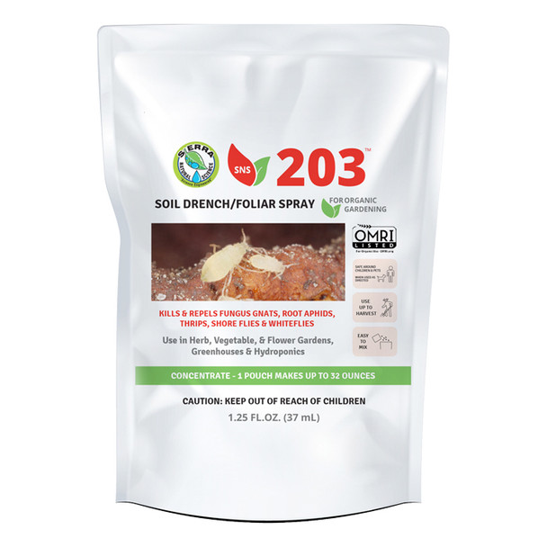 SNS 203 Soil Drench & Foliar Spray Pouch 1.5 fl oz (SAMPLE)