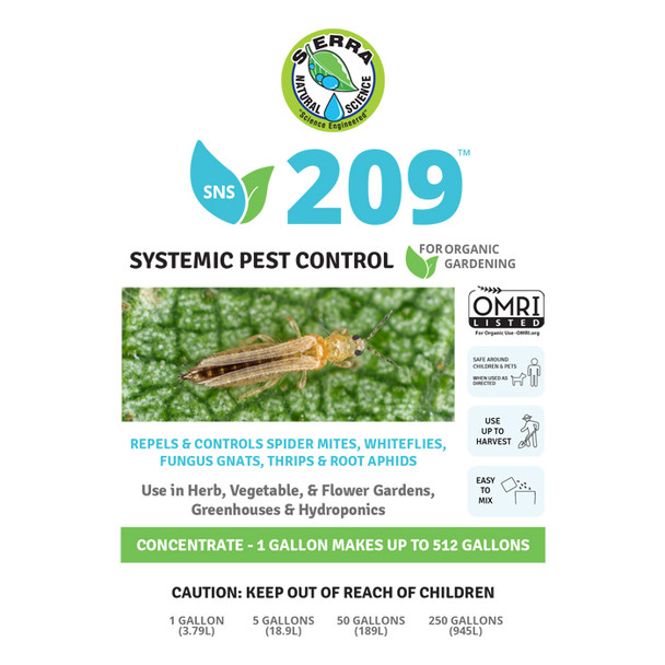 SNS 209 Systemic Pest Control 250 Gallon