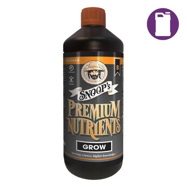 Snoop's Premium Nutrients Grow B Non-Circulating 5ltr