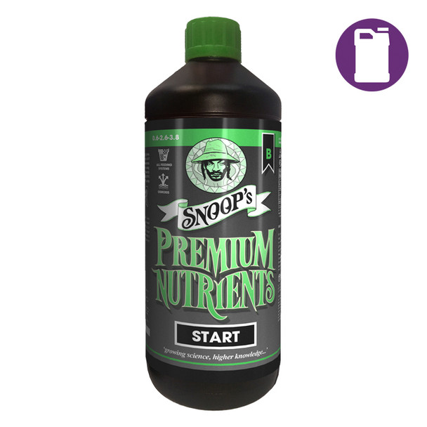 Snoop's Premium Nutrients Start B 1ltr 0-2.6-4.3 (Soil,
