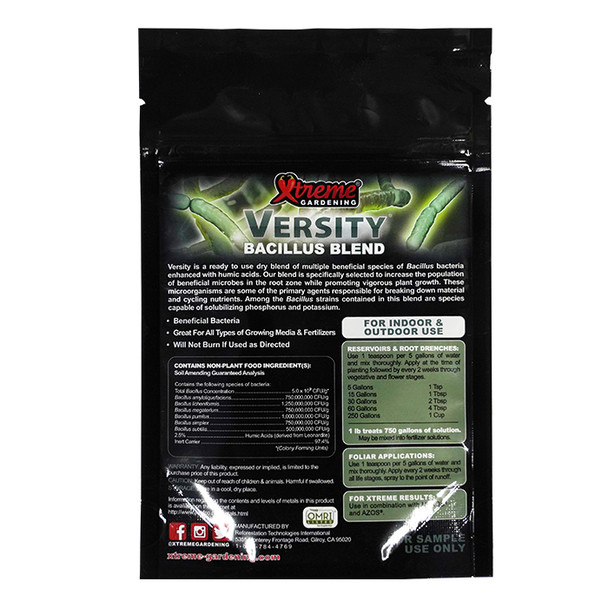 Xtreme Gardening Versity (SAMPLE)