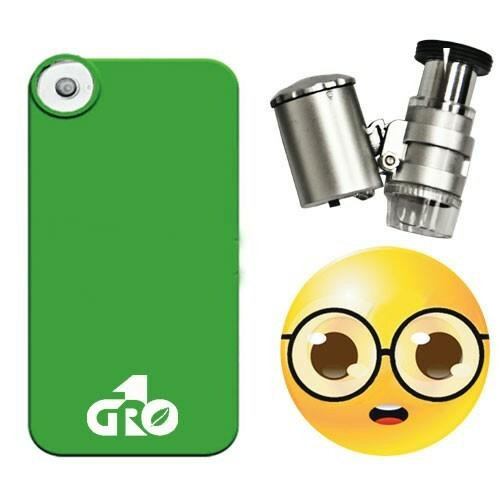 Dealzer Special Edition iPhone 4/4s Case LED Binocular Microscope 60x