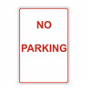 No Parking Sign - Metal - (300mm x 450mm)