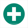 Emergency Signs First Aid Circular Shape