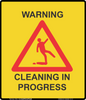 Safety Signs Warning Cleaning In Progress