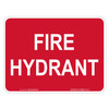 "FIRE HYDRANT", Self-Adhesive VINYL, (300mm x 225mm)