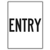 "ENTRY", CL1 Reflective, ALUMINIUM, (450mm x 600mm)
