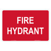 "FIRE HYDRANT", Non-reflective, METAL, (450mm x 300mm)