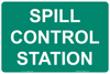 Emergency Signs Spill Control Station