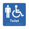 Braille sign - Male Accessible Toilet, (180mm x 180mm)