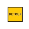 Traffic Management Sign Detour Symbol
