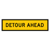 MMBS - Detour Ahead, CORFLUTE, (1200mm x 300mm)
