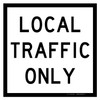 MMBS - Local Traffic Only, CORFLUTE, (600mm x 600mm)