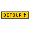 MMBS - Detour Arrow Up, CORFLUTE, (1200mm x 300mm)