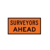 Traffic Management Sign Surveyors Ahead Symbol