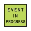 Traffic Management Sign Event In Progress Symbol