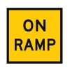 Traffic Management Sign On Ramp Symbol