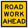 MMBS - Road Work Ahead, CORFLUTE, (600mm x 600mm)