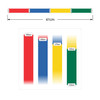 Security Height Indicator Strip - Colour, POLY, (30mm x 410mm)