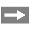 STENCIL Directional Arrow Symbol, 2mm, POLY, (580mm x 350mm)