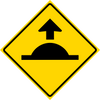 Traffic Signs Hump Sign