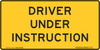 Road Signs Driver Under Instruction