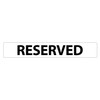 "RESERVED" for Ultimate Wheelstop, Self-Adhesive VINYL, (500mm x 80mm)