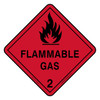 Danger Sign FLAMMABLE GAS 2 - Diamond Shape