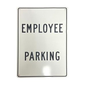 "EMPLOYEE PARKING", Non-reflective, METAL, (300mm x 450mm)