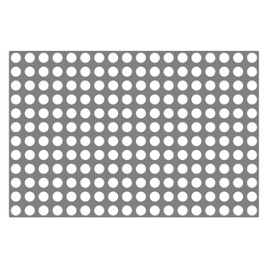 Tactile Indicator Single Stud Flat Back Template - 36mm Holes, POLY, (900mm x 600mm)