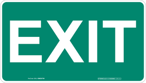 Exit Emergency Sign