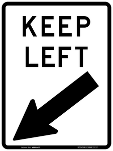 Road Signs Keep Left