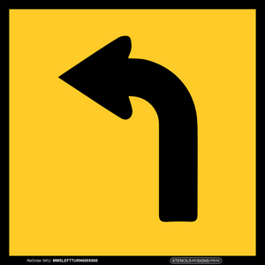 Traffic Signs Left Turn