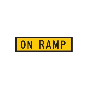 Traffic Management Sign On Ramp