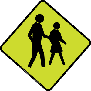 Traffic Signs Pedestrian Crossing Sign