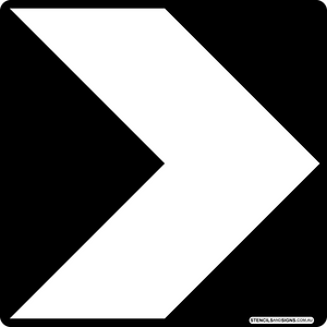 Safety Signs Unidirectional Hazard Marker Sign