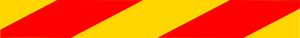 Safety Signs Yellow and Red Strip