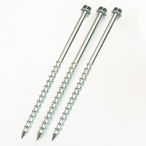 Asphalt Anchor Screw M12 300MM - Wheel Stop Fixing Kit (3 Included)