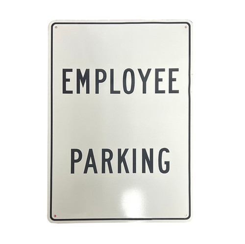 "EMPLOYEE PARKING", Non-reflective, METAL, (300mm x 450mm)