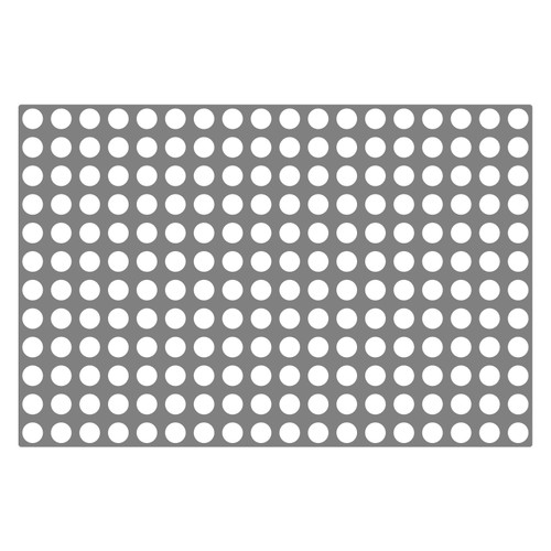 Tactile Indicator Single Stud Flat Back Template - 36mm Holes, POLY, (900mm x 600mm)