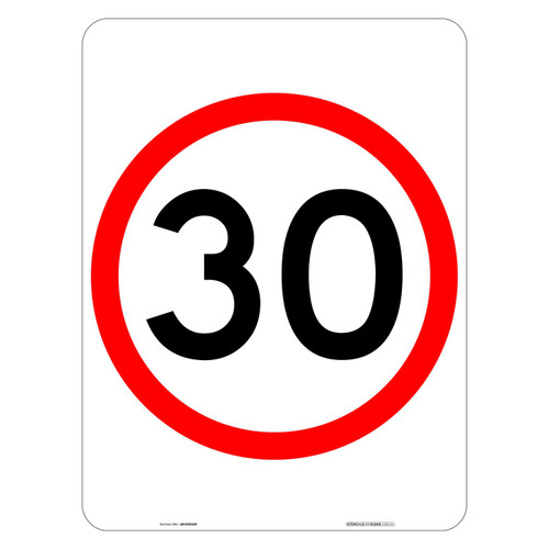 "30KM" Speed Limit