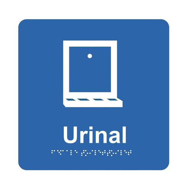 Braille Sign - Urinal, (180mm x 180mm)